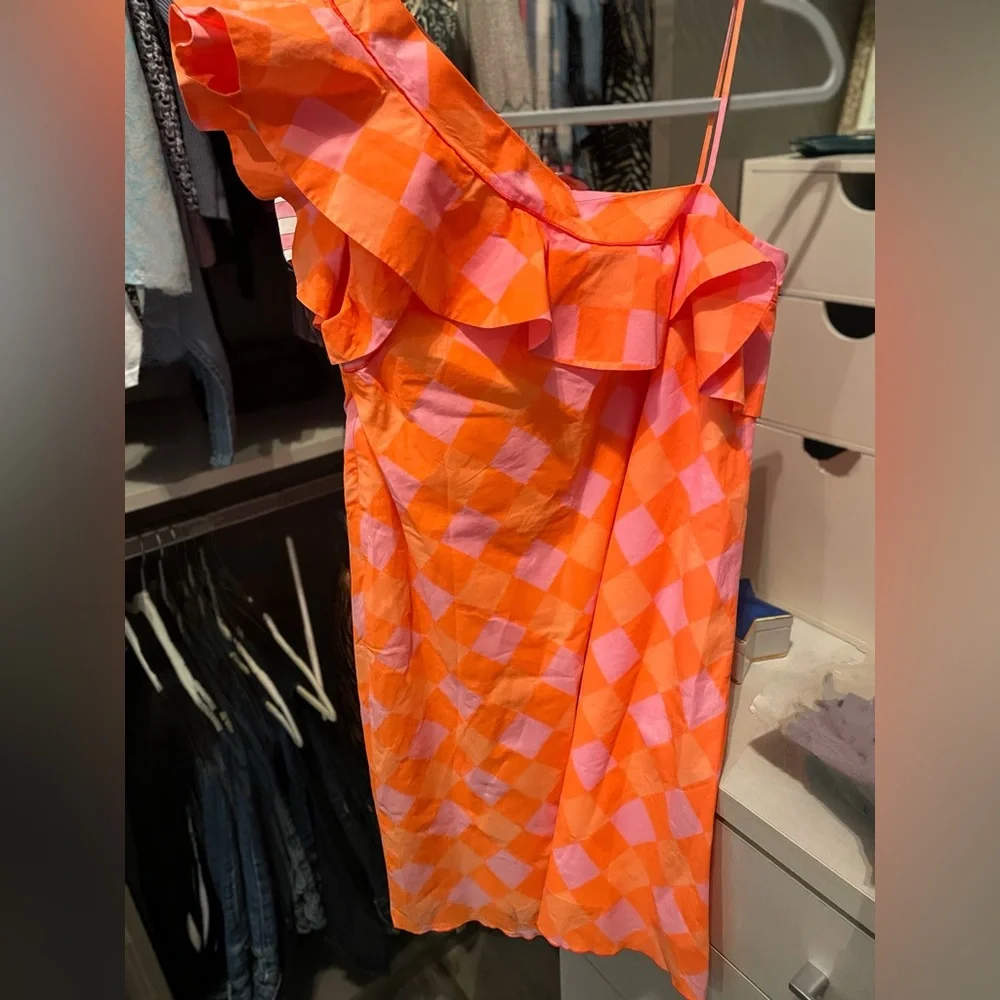 Little Marc Jacobs Girls Pink and Orange Dress Bold Bright 12 NWT - Picture 5 of 11